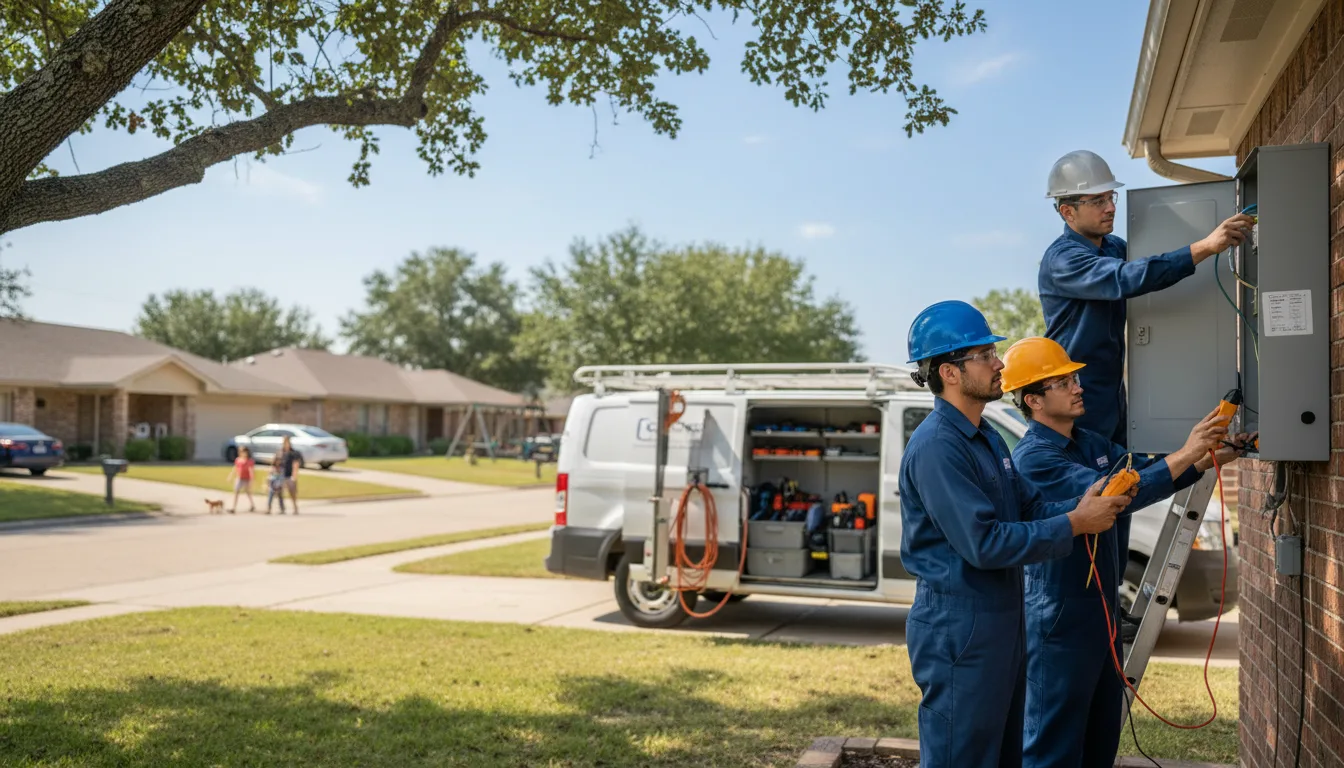 Certified electrician providing emergency electrical services in Surrey, ND